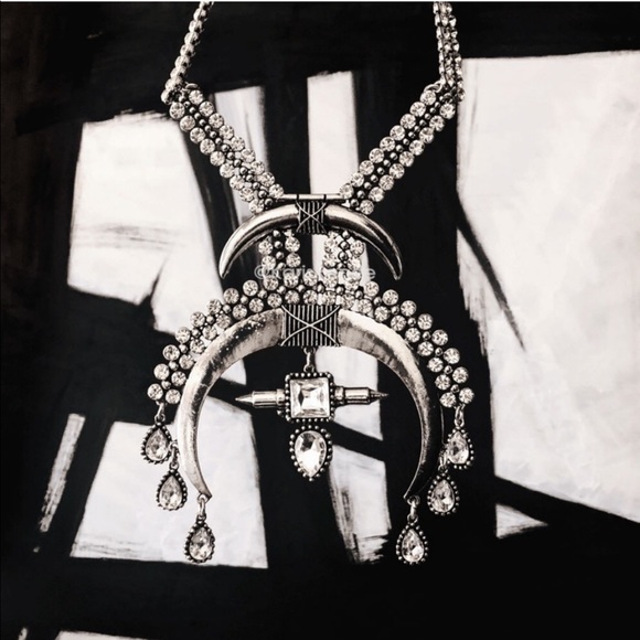 Jewelry | π Moon Queen Silver Statement Necklace